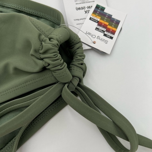 Time and Tru Olive Green Keyhole Bikini Bottoms 3X/2X NWT - Picture 7 of 12